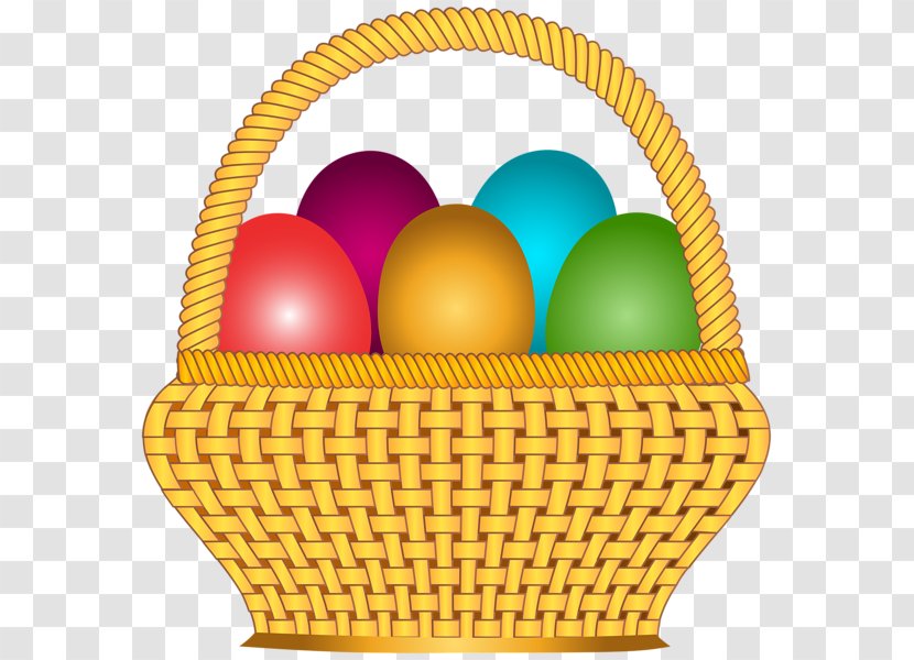 Easter Bunny Red Egg Basket Clip Art - Hunt - Cartoon Bamboo Transparent PNG