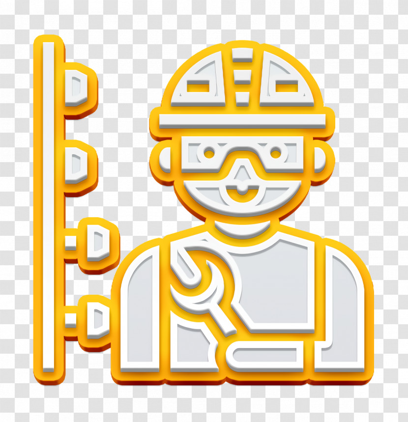 Professions And Jobs Icon Mechanic Icon Construction Worker Icon Transparent PNG