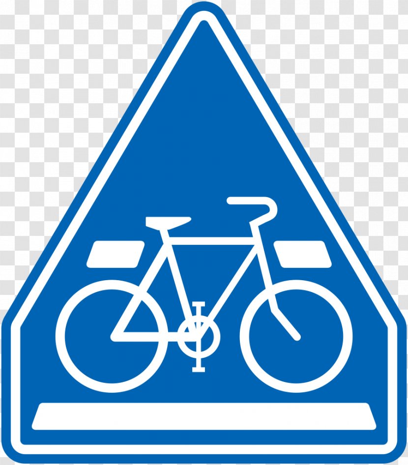 Bicycle Traffic Sign Cycling Road Transparent PNG