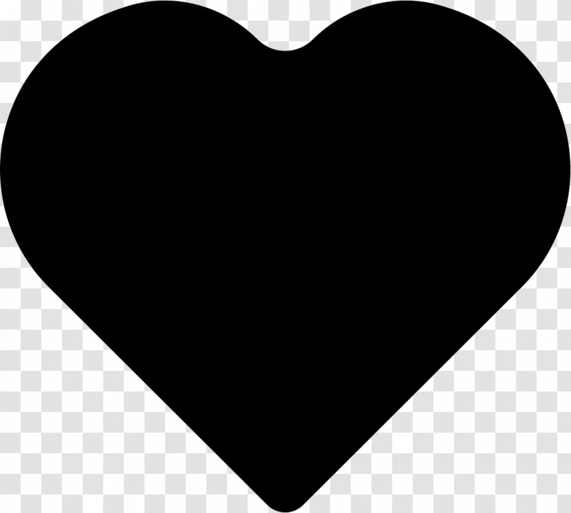 Vector Graphics Clip Art Heart Shape Symbol - Black Transparent PNG