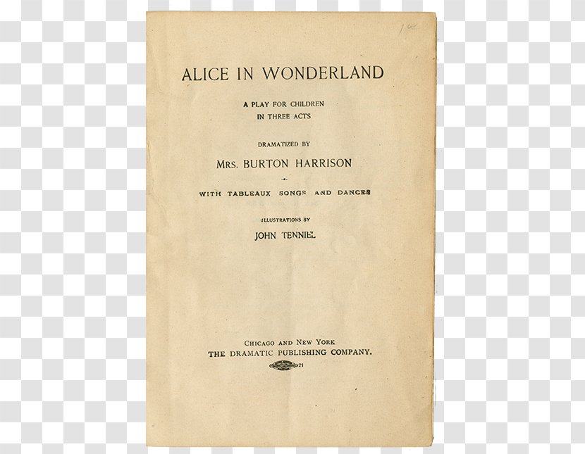 Document - Alice In Wonderland Tim Burton Transparent PNG