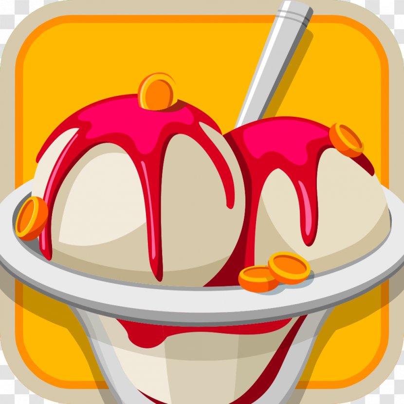 Sundae Ice Cream Cake Pop Cooking Game For Kids Waffle - Girls Transparent PNG