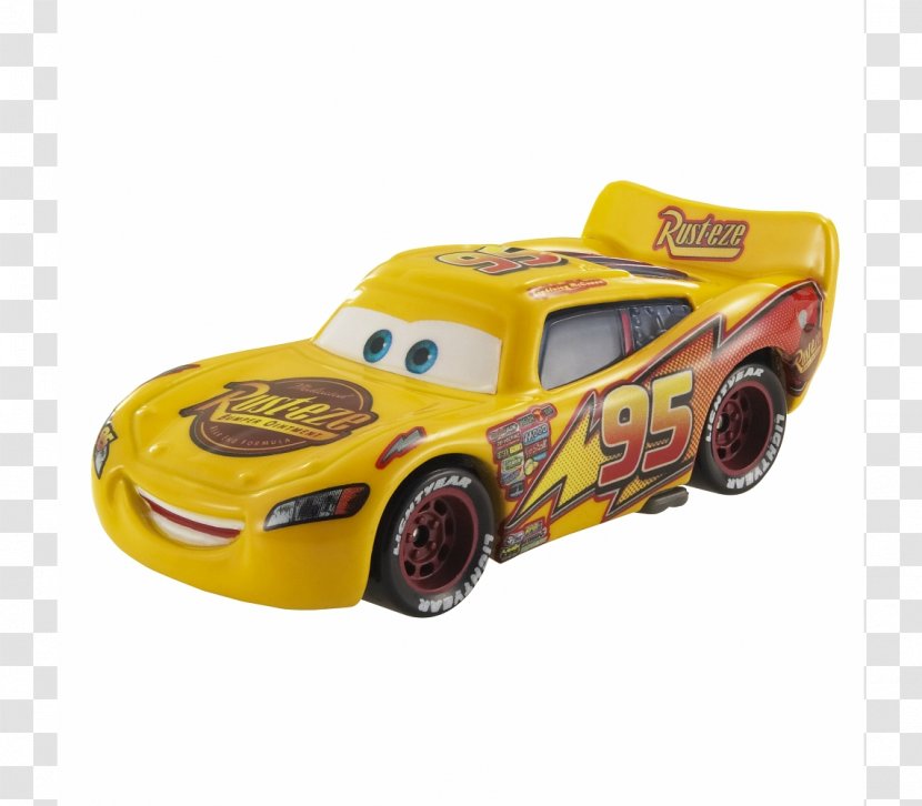 Cars Lightning McQueen Mater Color Pixar - Radio Controlled Car - Mcqueen Transparent PNG