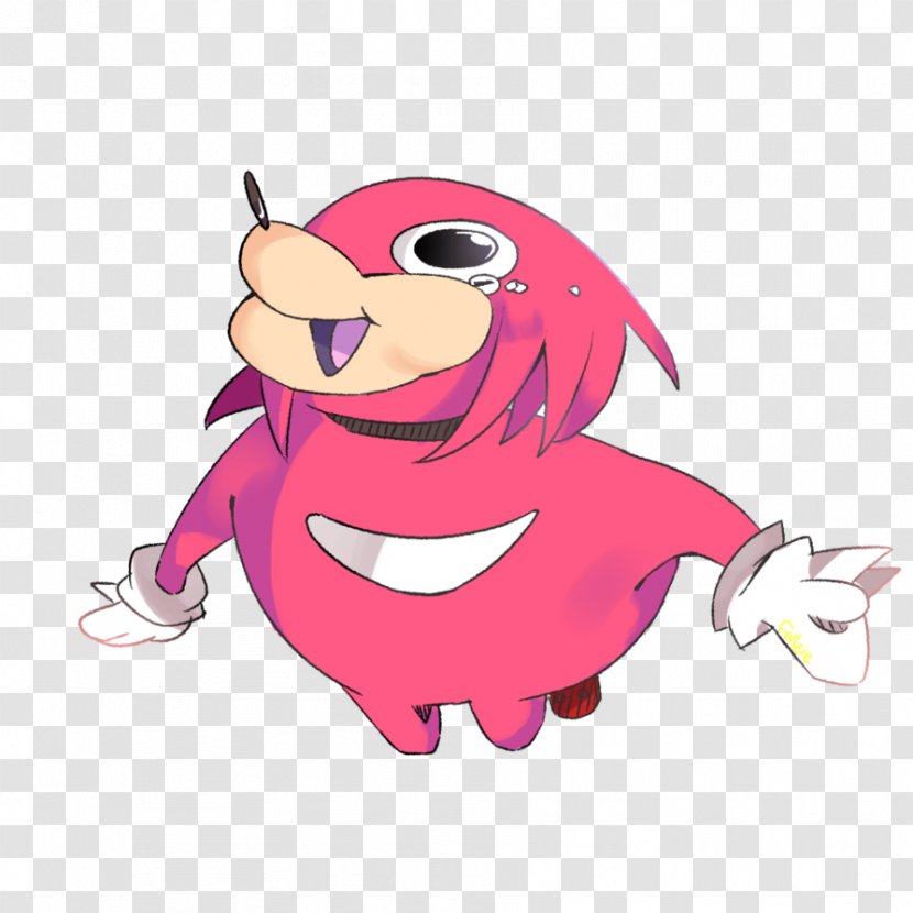 Knuckles The Echidna YouTube Clip Art Drawing Image - Flower - Know Almost Transparent PNG