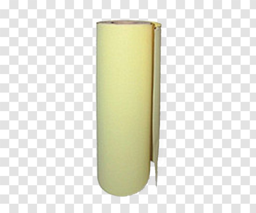 Yellow Cylinder - Gold Foil Transparent PNG