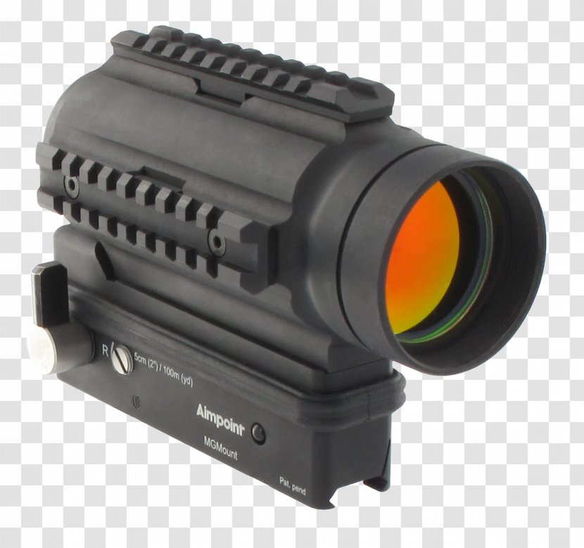 Aimpoint AB Red Dot Sight CompM4 Reflector - Weapon - Sights Transparent PNG