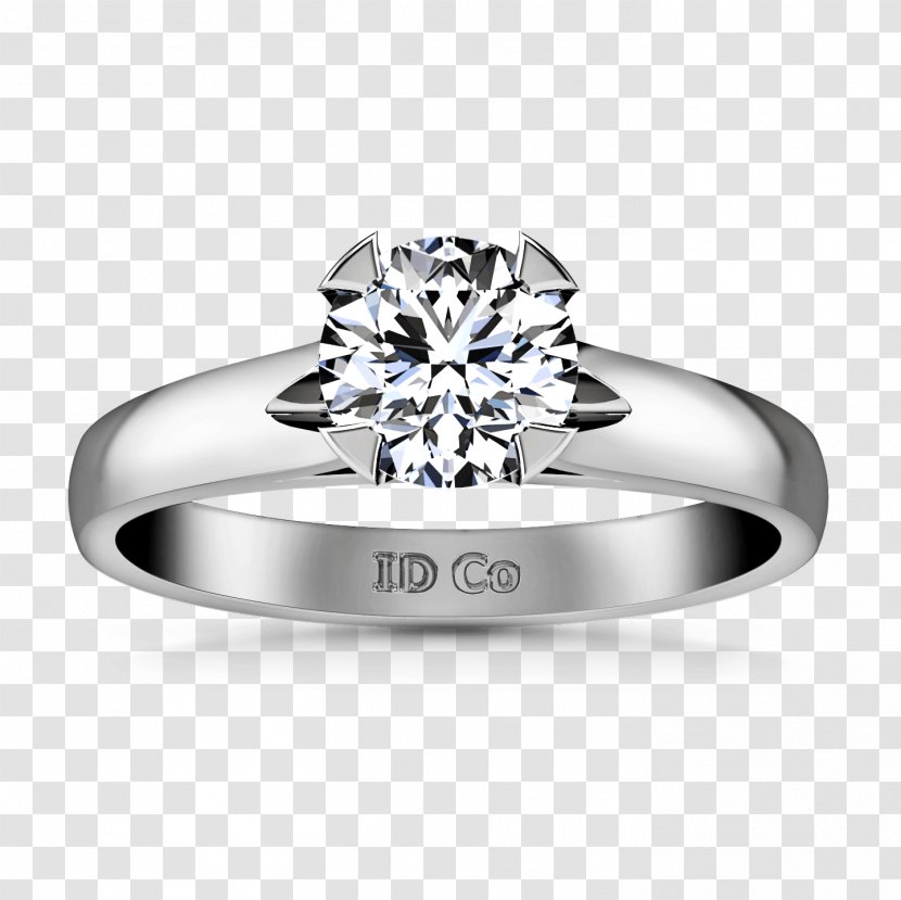 Engagement Ring Solitaire Diamond - Gemstone Transparent PNG