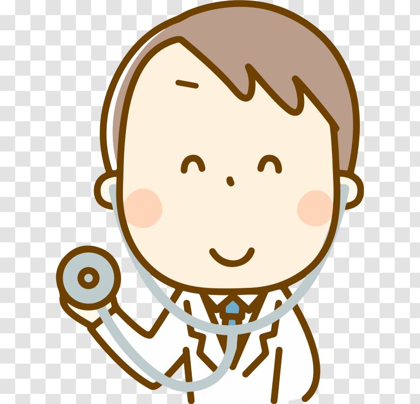 Clip Art Medicine Stethoscope Openclipart Physician - Cartoon - Practitioner Sign Transparent PNG