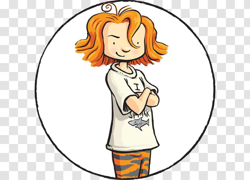 Hand Cartoon - Author - Red Hair Pleased Transparent PNG