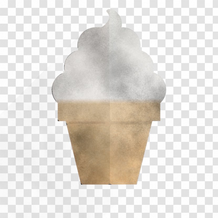 Ice Cream - White - Vanilla Transparent PNG