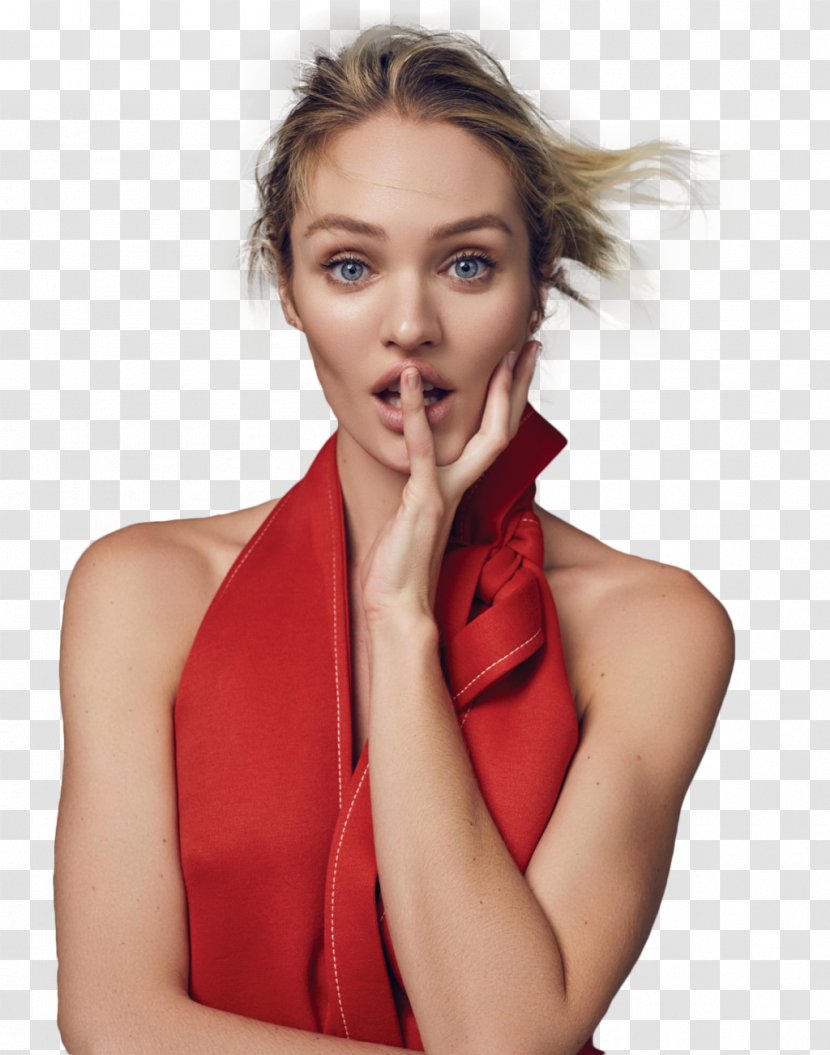 Candice Swanepoel Model Blond Fashion Photography - Neck Transparent PNG