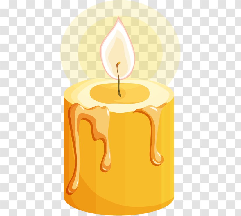 Candle Photography Clip Art - Orange Transparent PNG