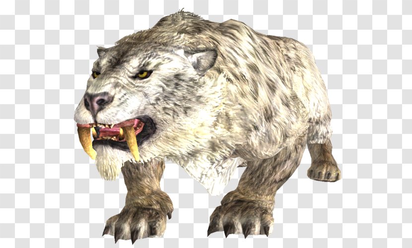 Lion The Elder Scrolls V: Skyrim – Dragonborn Xbox 360 Saber-toothed Cat Tiger - Playstation 3 Transparent PNG