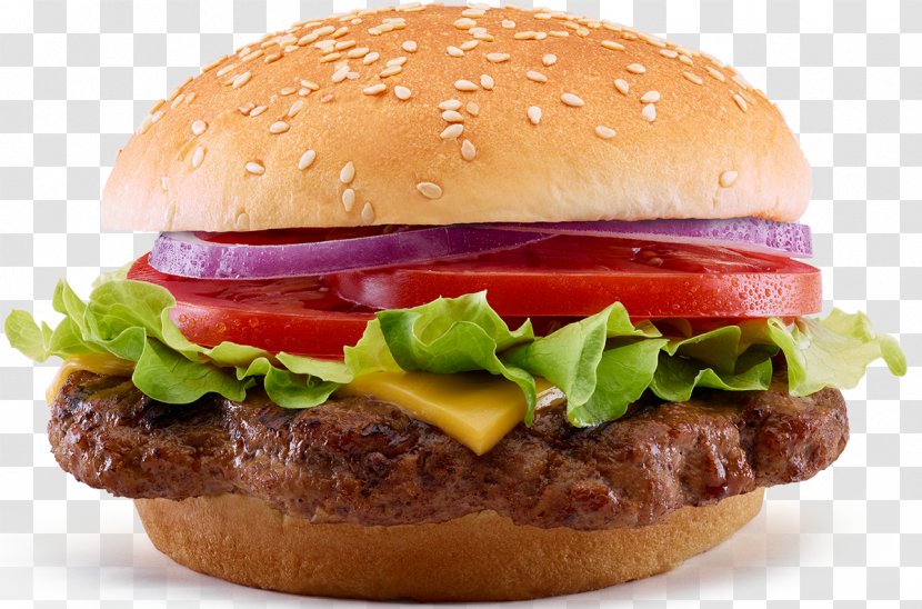 Hamburger Fast Food Cheeseburger Recipe - Ham And Cheese Sandwich - Burguer Transparent PNG