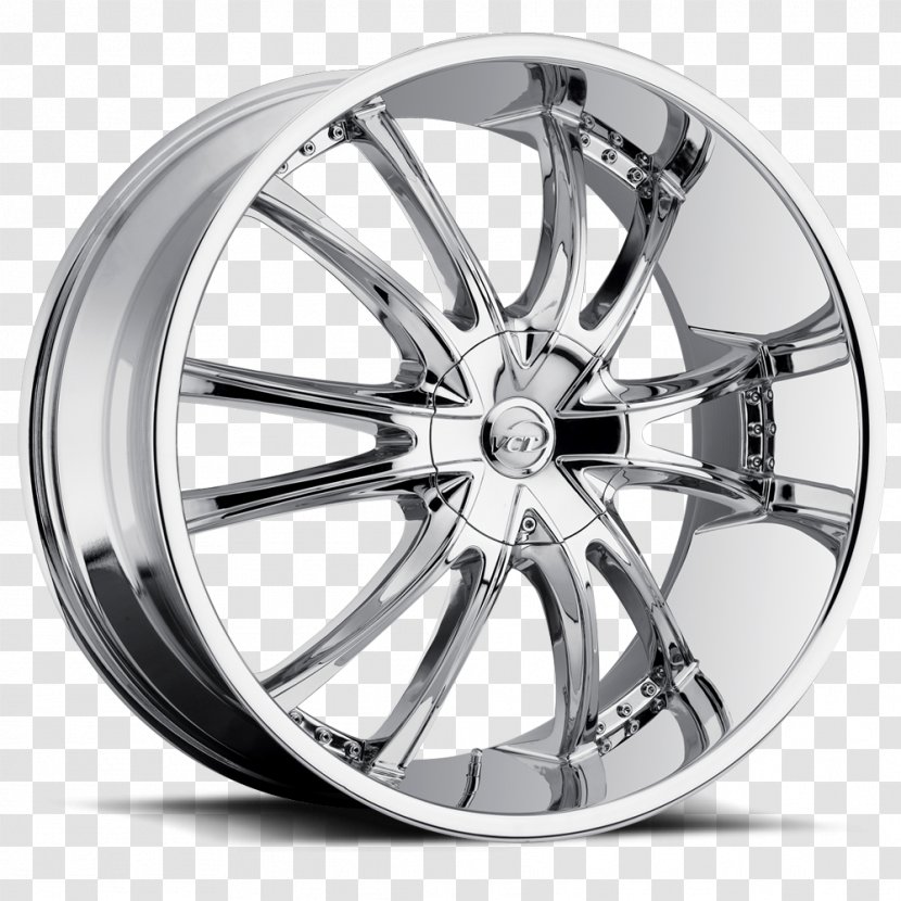 Custom Wheel Car Rim Center Cap - Chrome Plating Transparent PNG