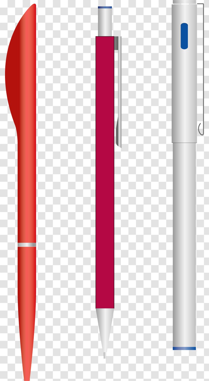 Ballpoint Pen Paint - Material - Vector Painted Transparent PNG