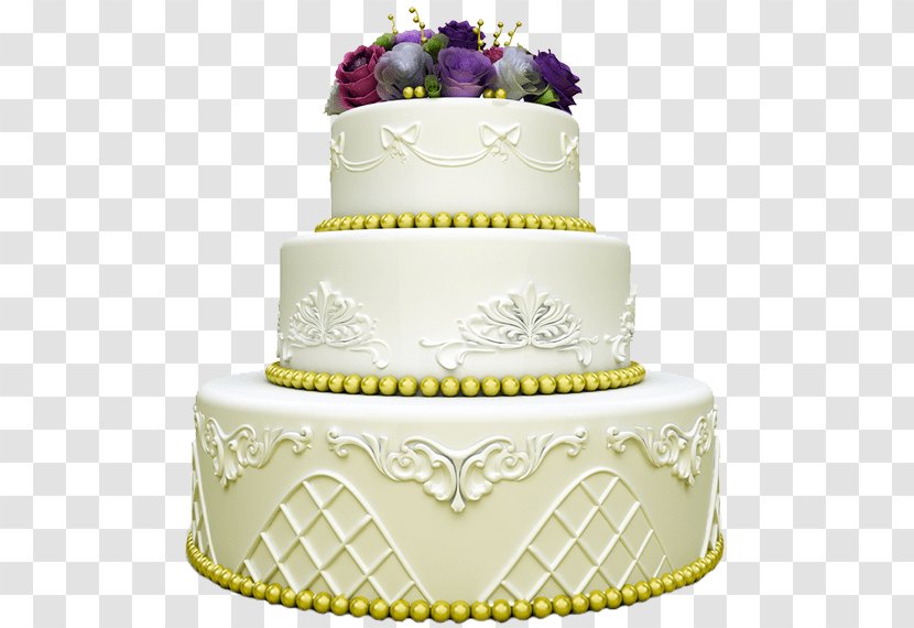 Wedding Cake Layer Birthday Bakery Cream - Torte Transparent PNG