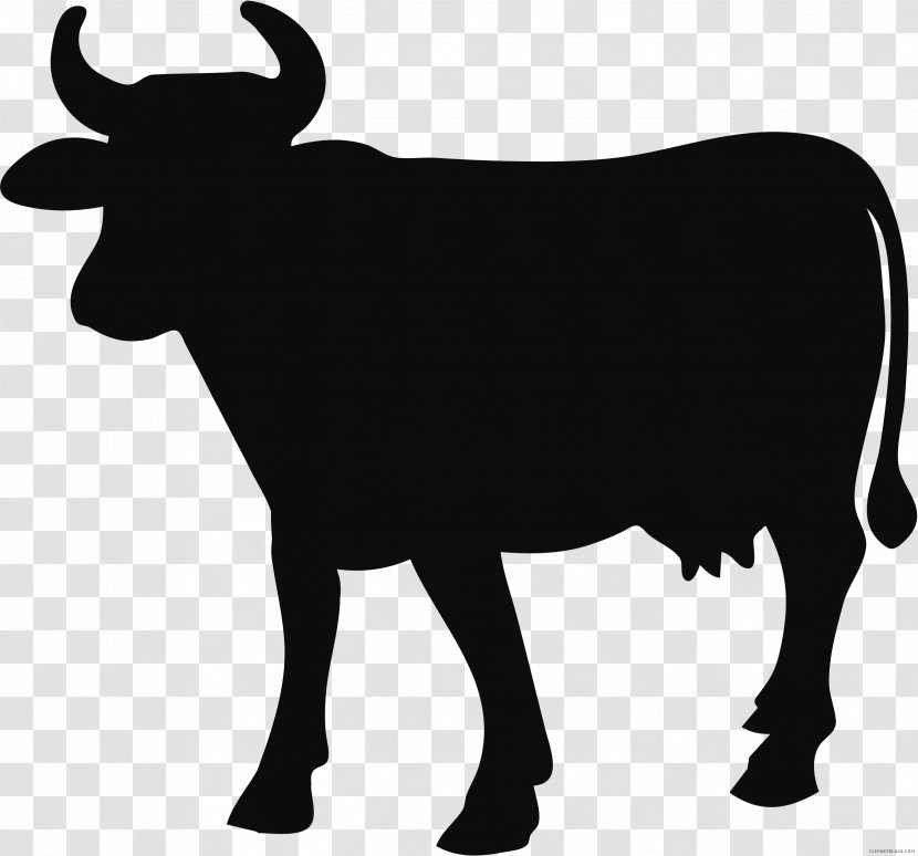 Angus Cattle Beef Charolais Hereford Holstein Friesian - Silhouette Transparent PNG