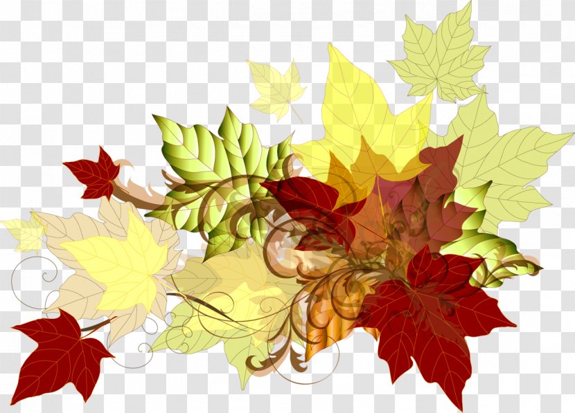 Autumn Flower Floral Design Clip Art Transparent PNG