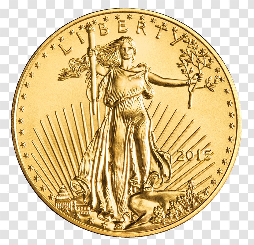 American Gold Eagle Bullion Coin - Money - Coins Transparent PNG
