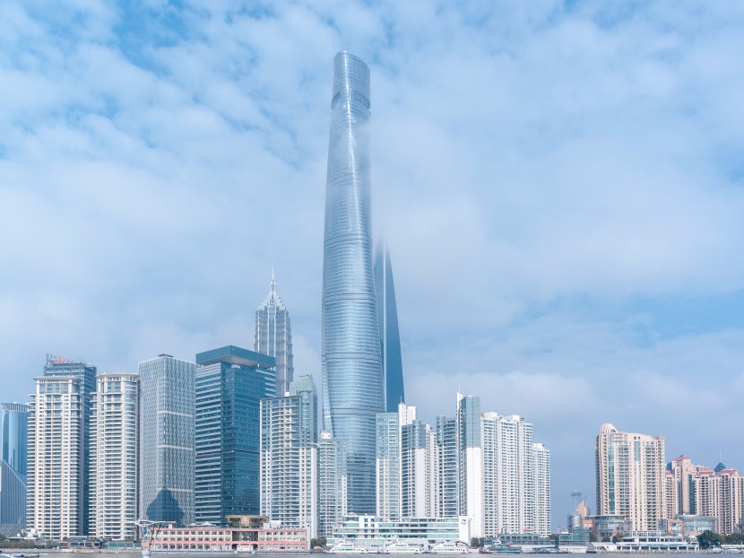 Shanghai Tower World Financial Center Burj Khalifa U.S. Bank Skyscraper - Skyline Transparent PNG