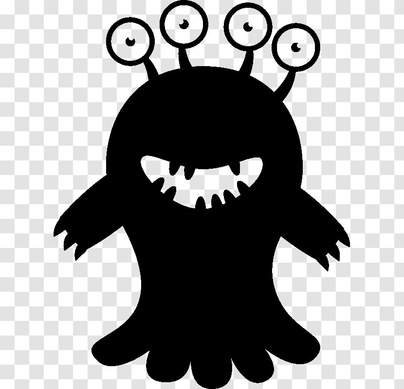 Sticker Child Monster Vignette Clip Art - Fictional Character Transparent PNG