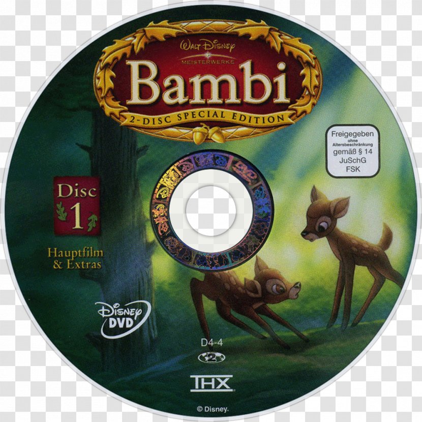 DVD Blu-ray Disc Bambi Walt Disney Platinum And Diamond Editions Film - Bluray - Dvd Covers Transparent PNG