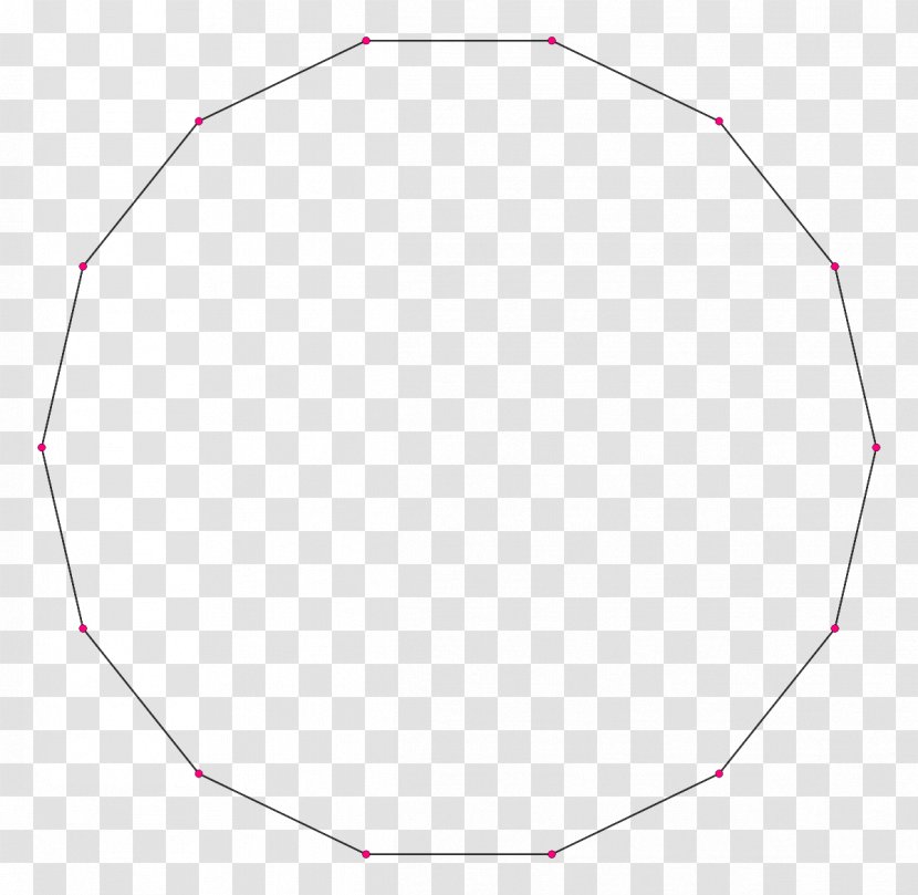 Regular Polygon Dodecagon Octadecagon Geometry - Tetradecagon Transparent PNG