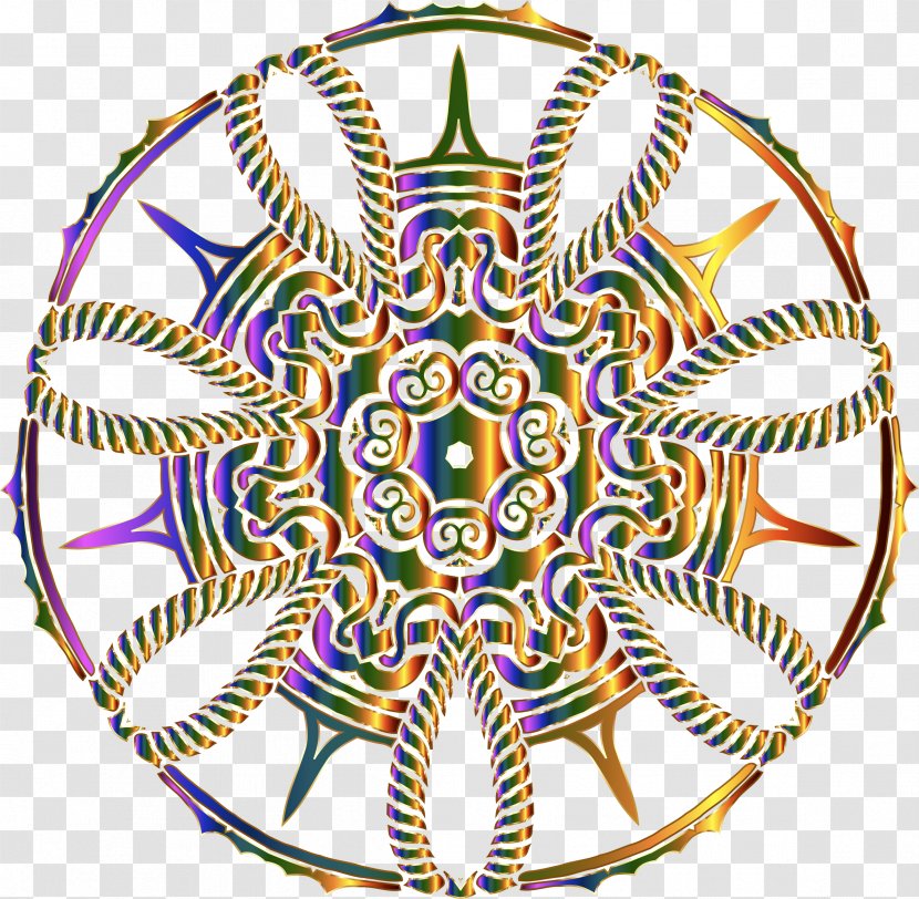 Mandala Color Clip Art - Organism - Description Transparent PNG