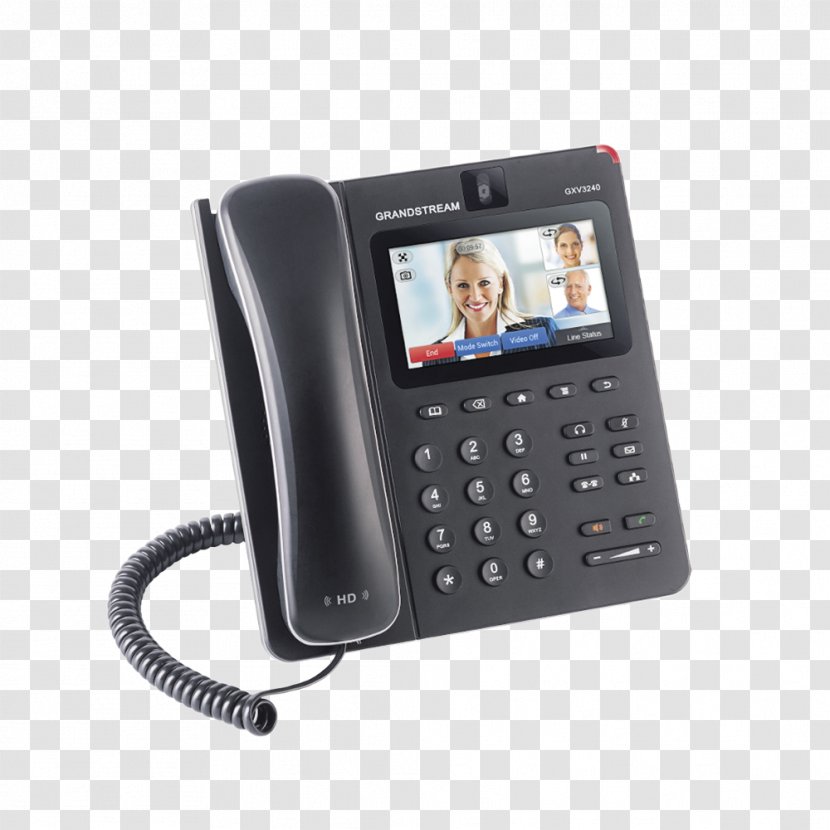Grandstream GXV3240 Networks VoIP Phone Telephone Voice Over IP - Multimedia - Ip Pbx Transparent PNG