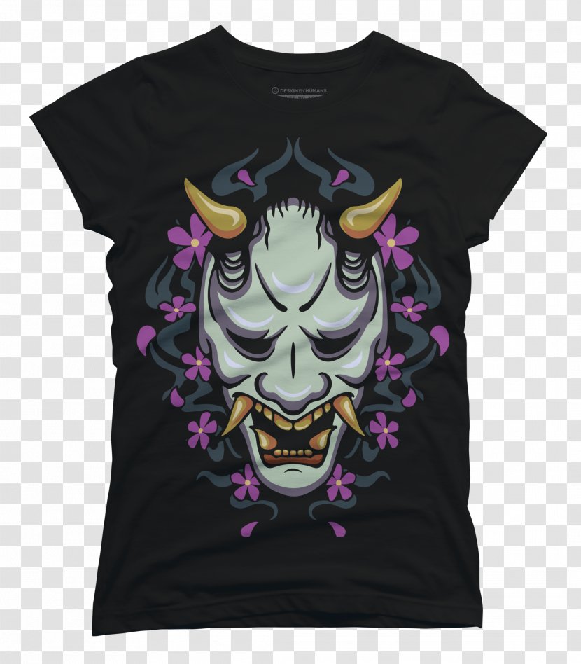 T-shirt Hannya Mask Woman Transparent PNG