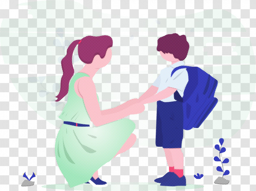 Back To School Mother Boy Transparent PNG