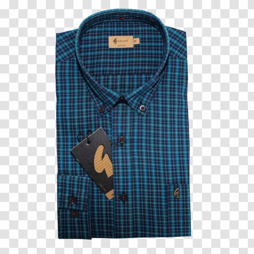 Dress Shirt T-shirt Tartan Collar Outerwear - Tshirt Transparent PNG