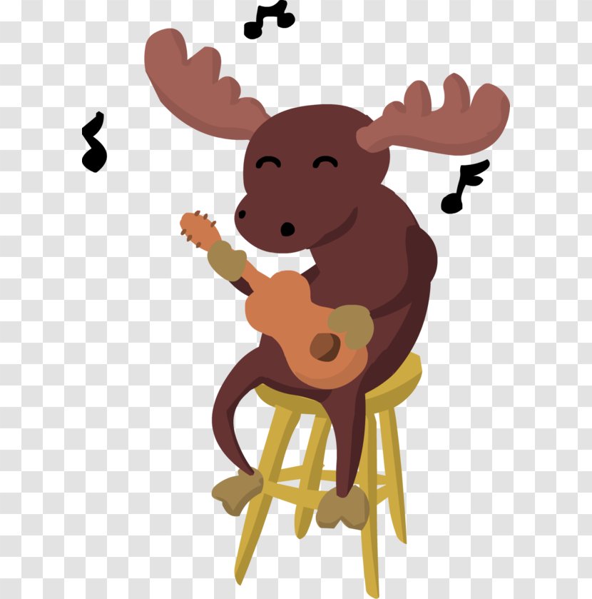 Moose Reindeer Animated Film Drawing - Illustrator Transparent PNG