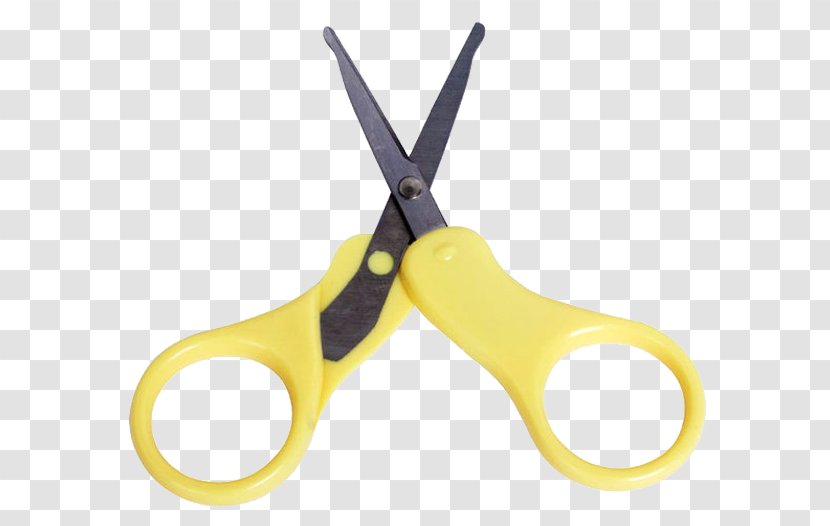 tweezerman yellow baby nail scissors