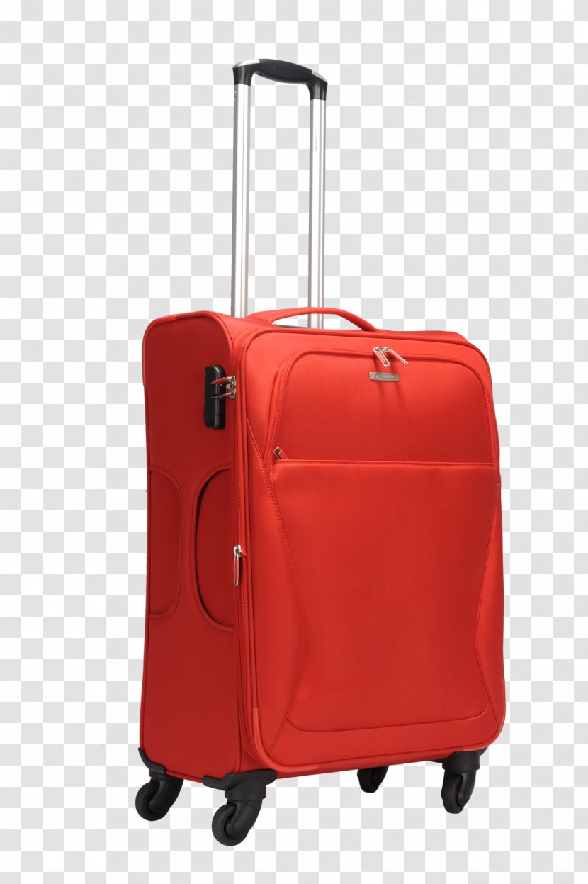 Suitcase Baggage Backpack Handbag - Image Resolution - Red Luggage Transparent PNG
