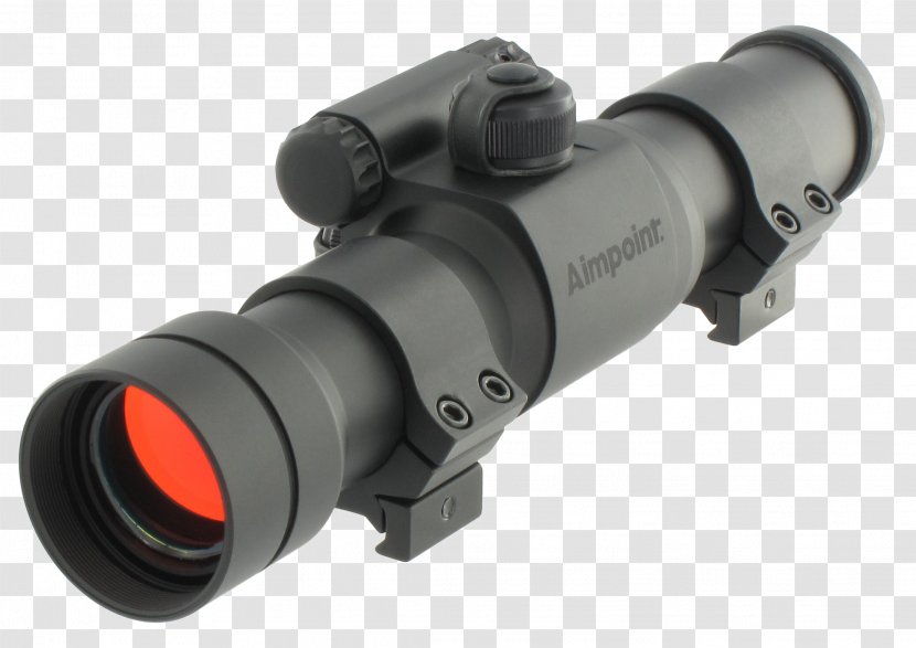 Aimpoint AB Red Dot Sight Reflector CompM4 - Watercolor - Sights Transparent PNG
