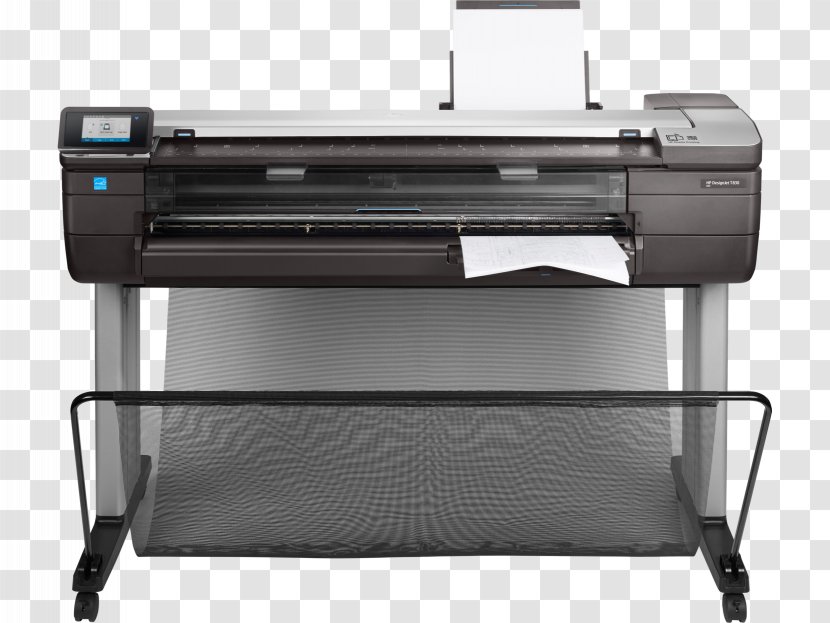 Hewlett-Packard HP DesignJet T830 Multi-function Printer Inkjet Printing - Machine - Multifunction Transparent PNG