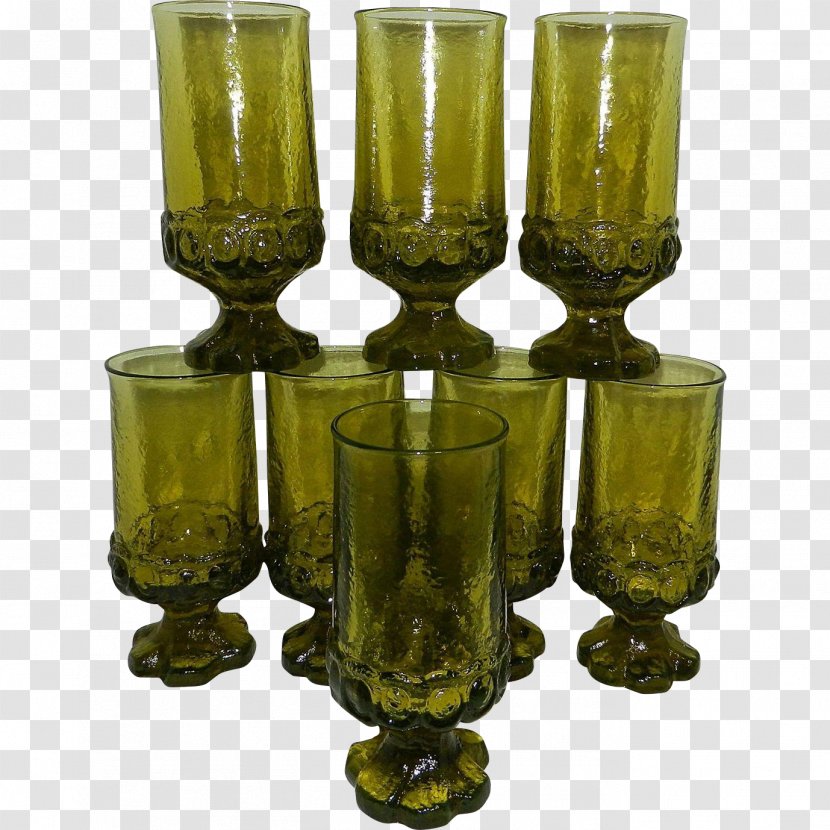 Wine Glass Stemware Champagne Tableware - Green Tea Transparent PNG