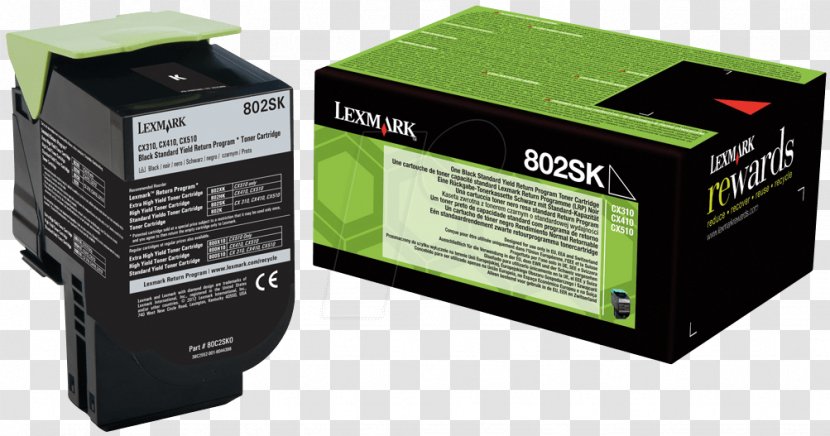 Toner Cartridge Ink Lexmark Hewlett-Packard - Printing - Hewlett-packard Transparent PNG
