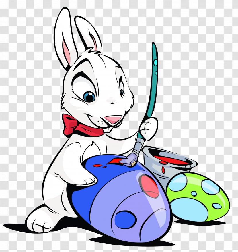Clip Art Painting Image Easter Bunny - Egg Transparent PNG