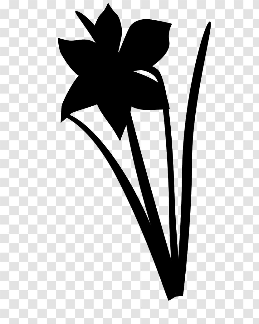 Clip Art Leaf Character Plant Stem Silhouette - Flowering - Monochrome Photography Transparent PNG