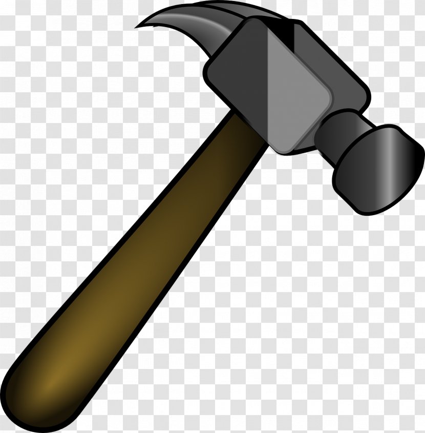 Carpenter Woodworking Tool Clip Art - Hardware - Small Hammer Transparent PNG