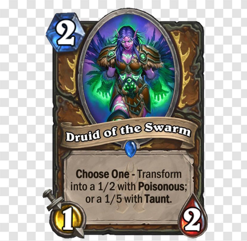 Knights Of The Frozen Throne Druid Swarm Fandral Staghelm Claw - Hearthstone - Golden Transparent PNG