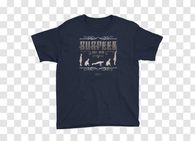 Printed T-shirt Hoodie Long-sleeved - Black Transparent PNG