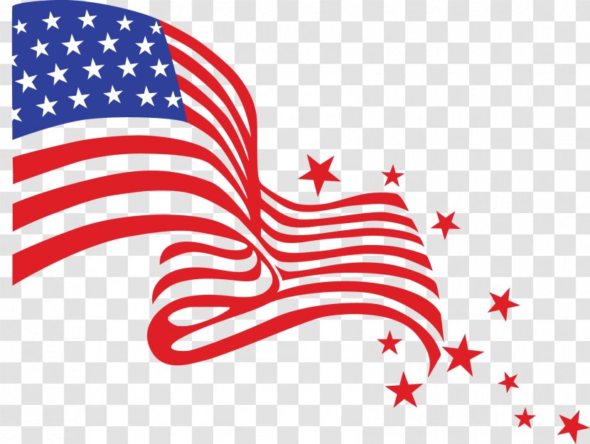 Independence Day Clip Art - Candidate - Transparent USA Flag Clipart Picture Transparent PNG
