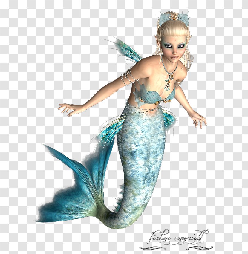 Mermaid Merman Clip Art - Fictional Character Transparent PNG