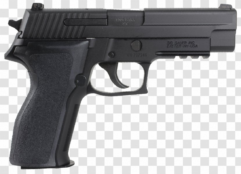 SIG Sauer P226 Sig Holding & Sohn Pistol - Blowback - Handgun Transparent PNG