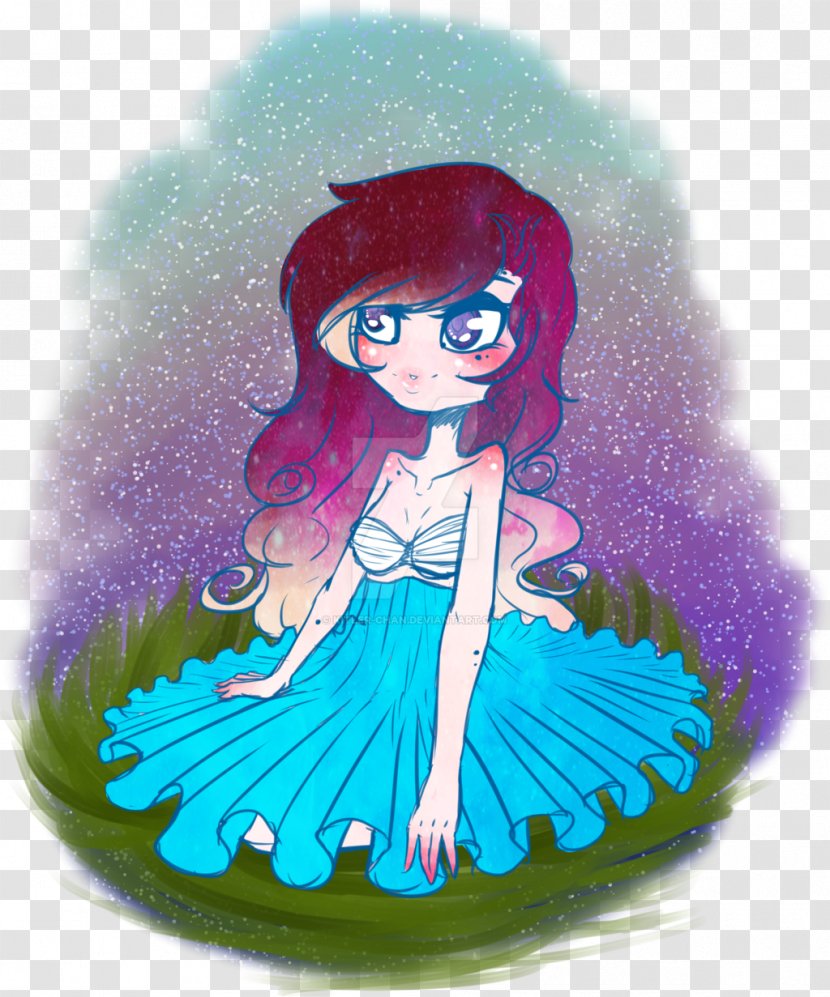 Fairy Cartoon Mermaid - Heart Transparent PNG