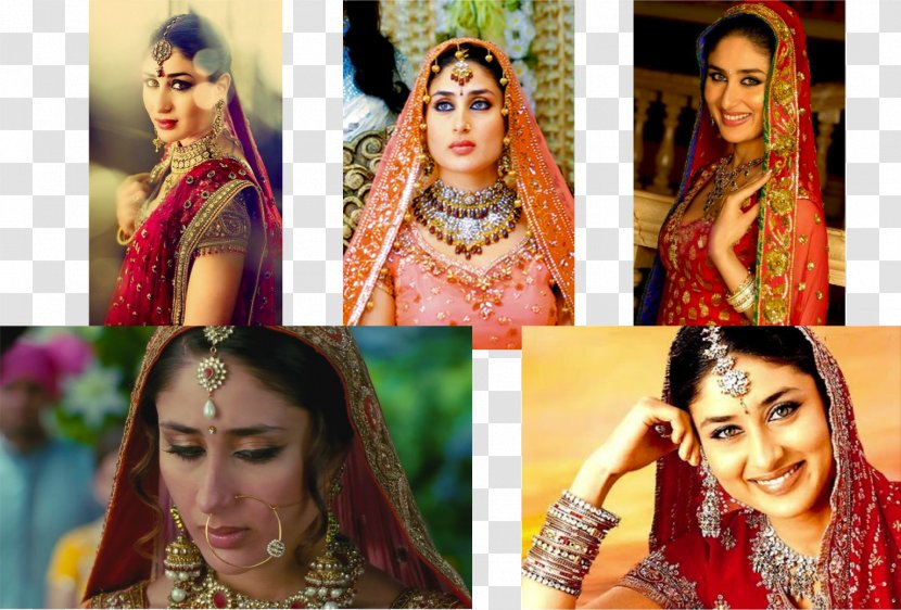 Kareena Kapoor Sonam 3 Idiots Wedding Dress Bride - Silhouette Transparent PNG